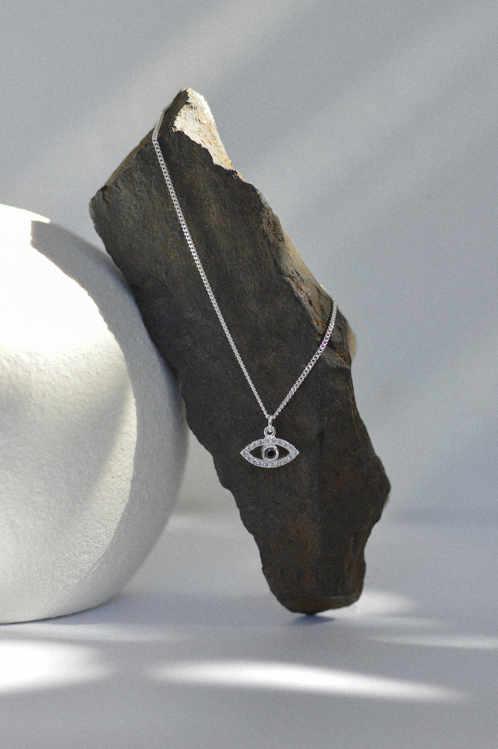 Evil Eye Cubic Zirconia Necklace