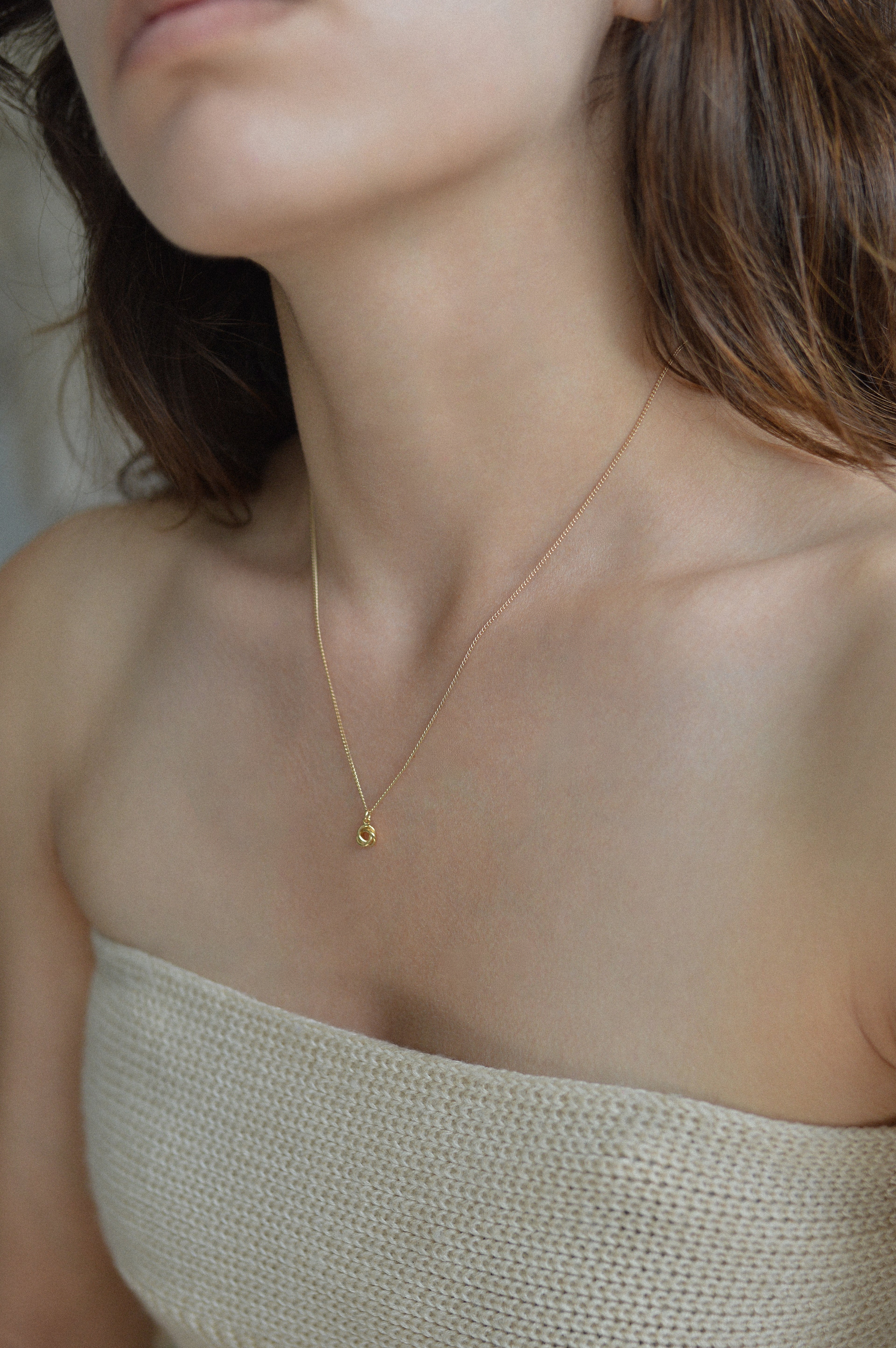 Love Knot Charm Necklace