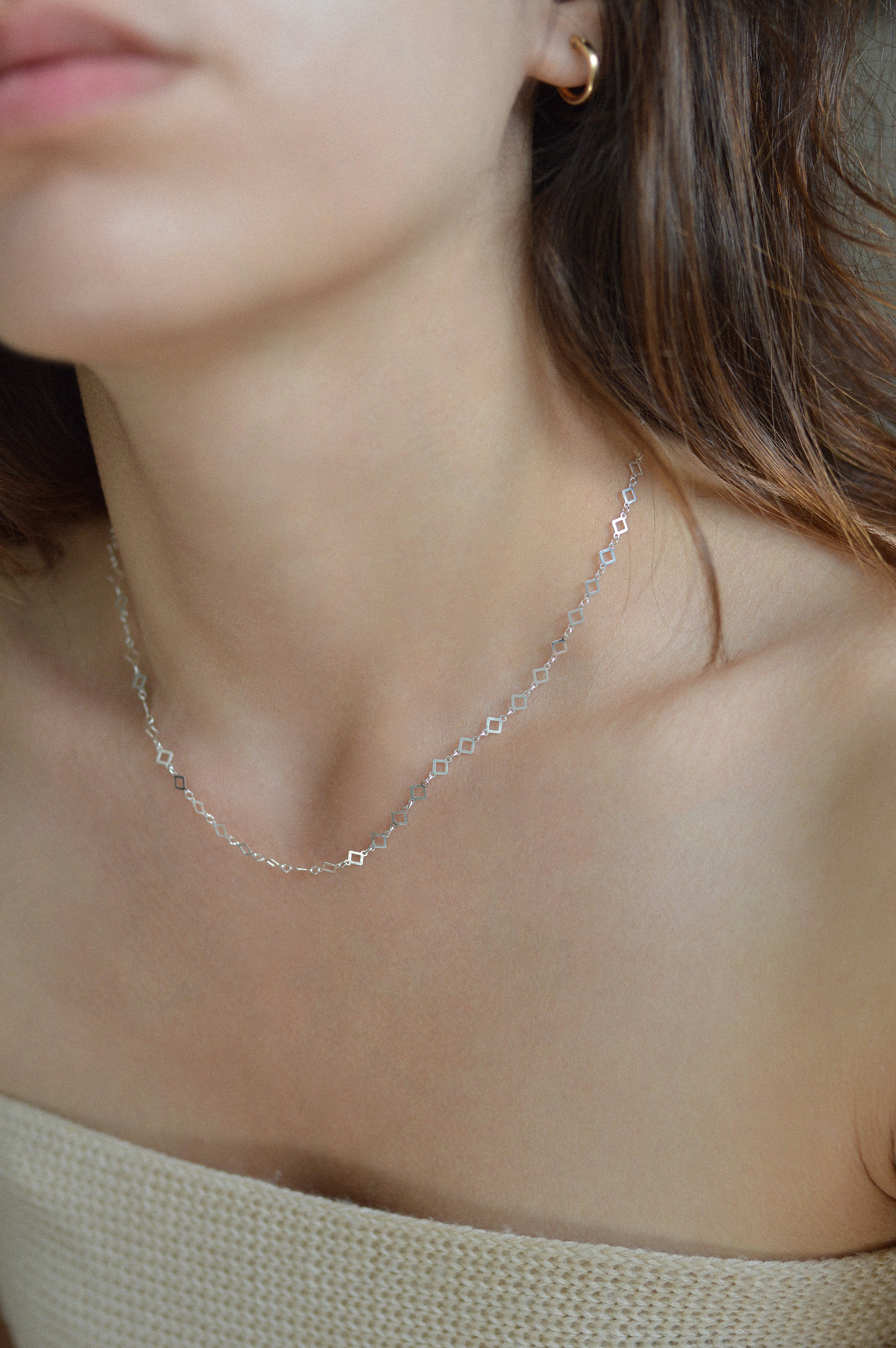 Square Frame Necklace