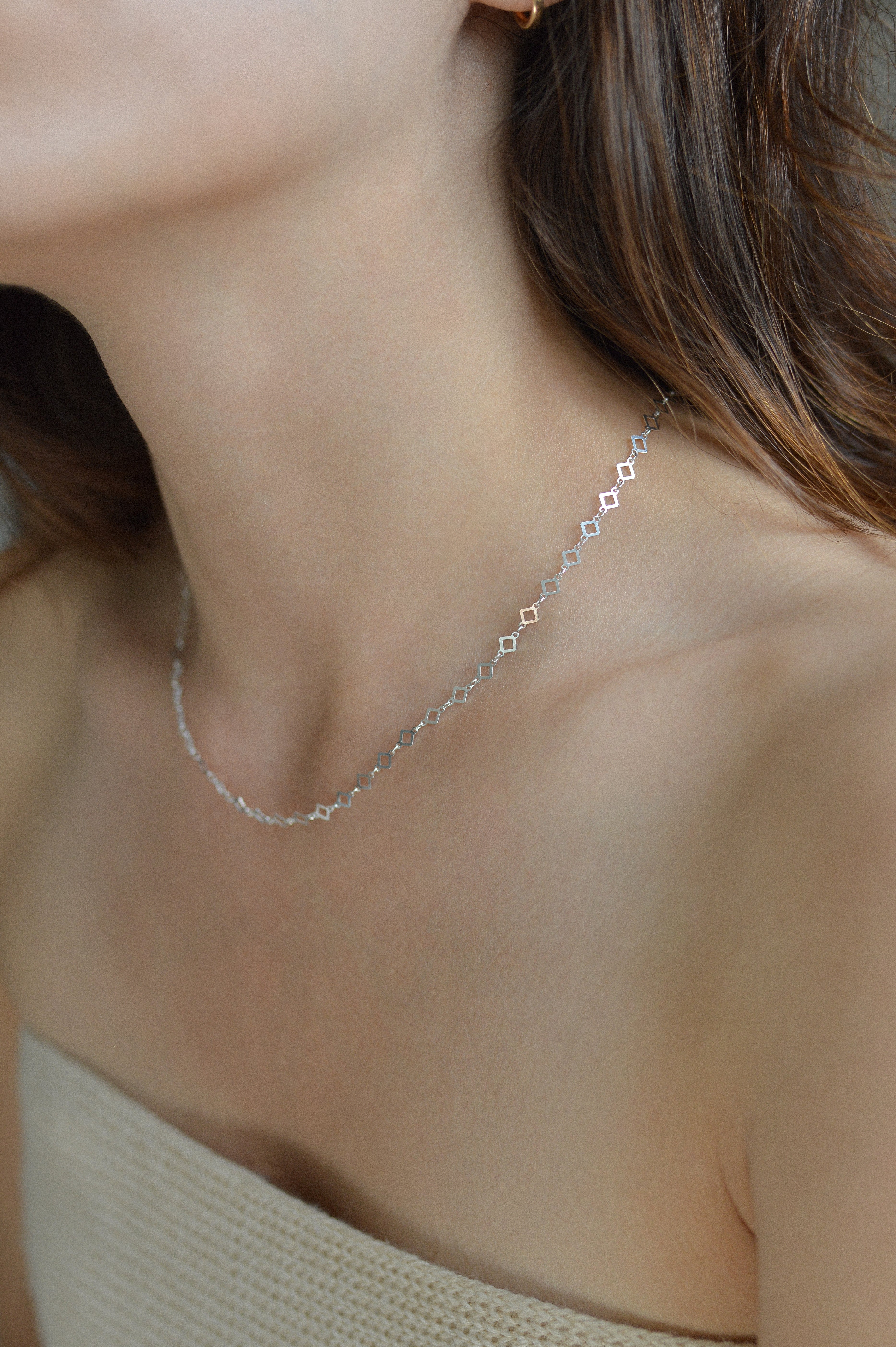 Square Frame Necklace