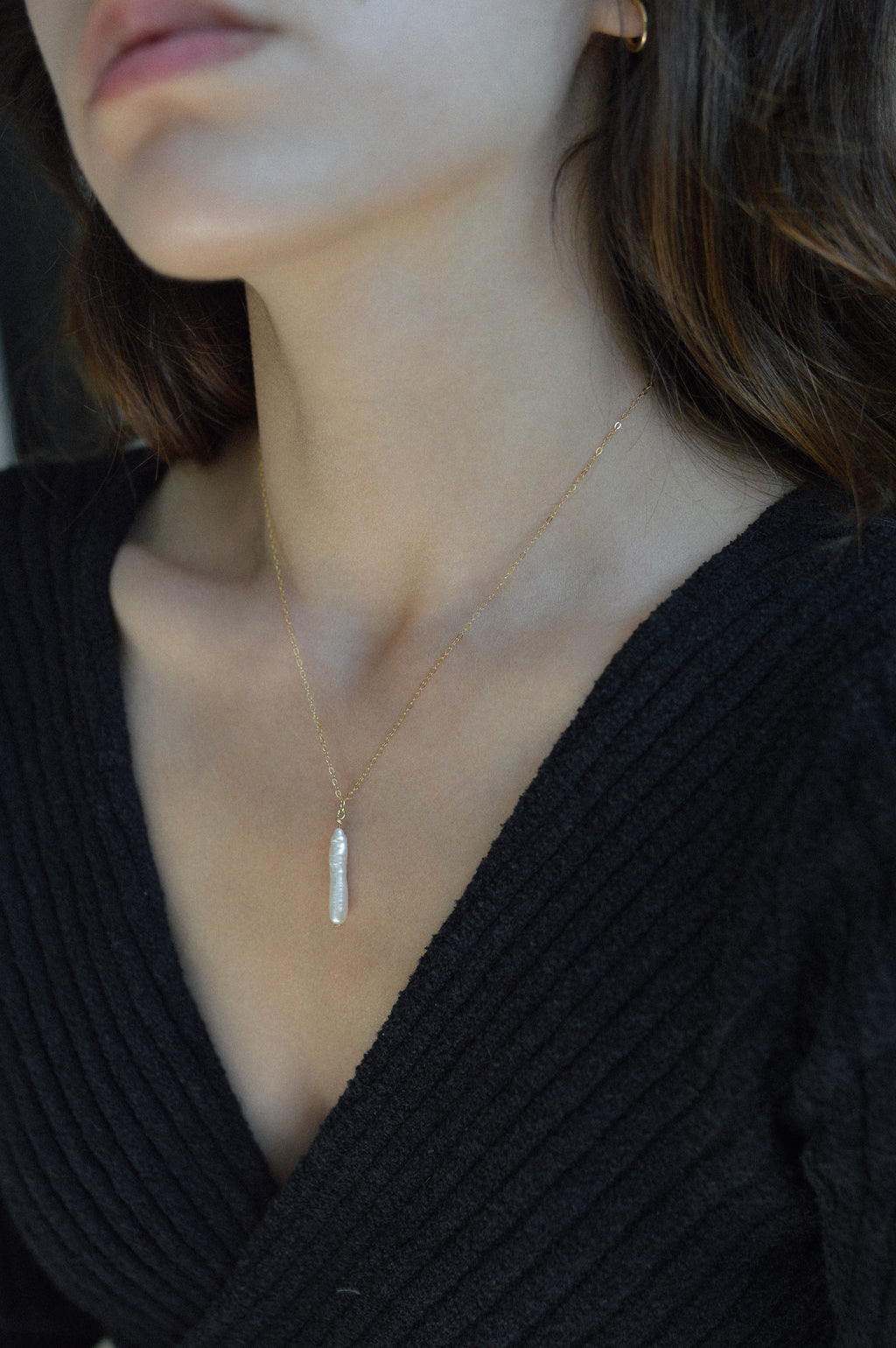 Long Freshwater Pearl Necklace