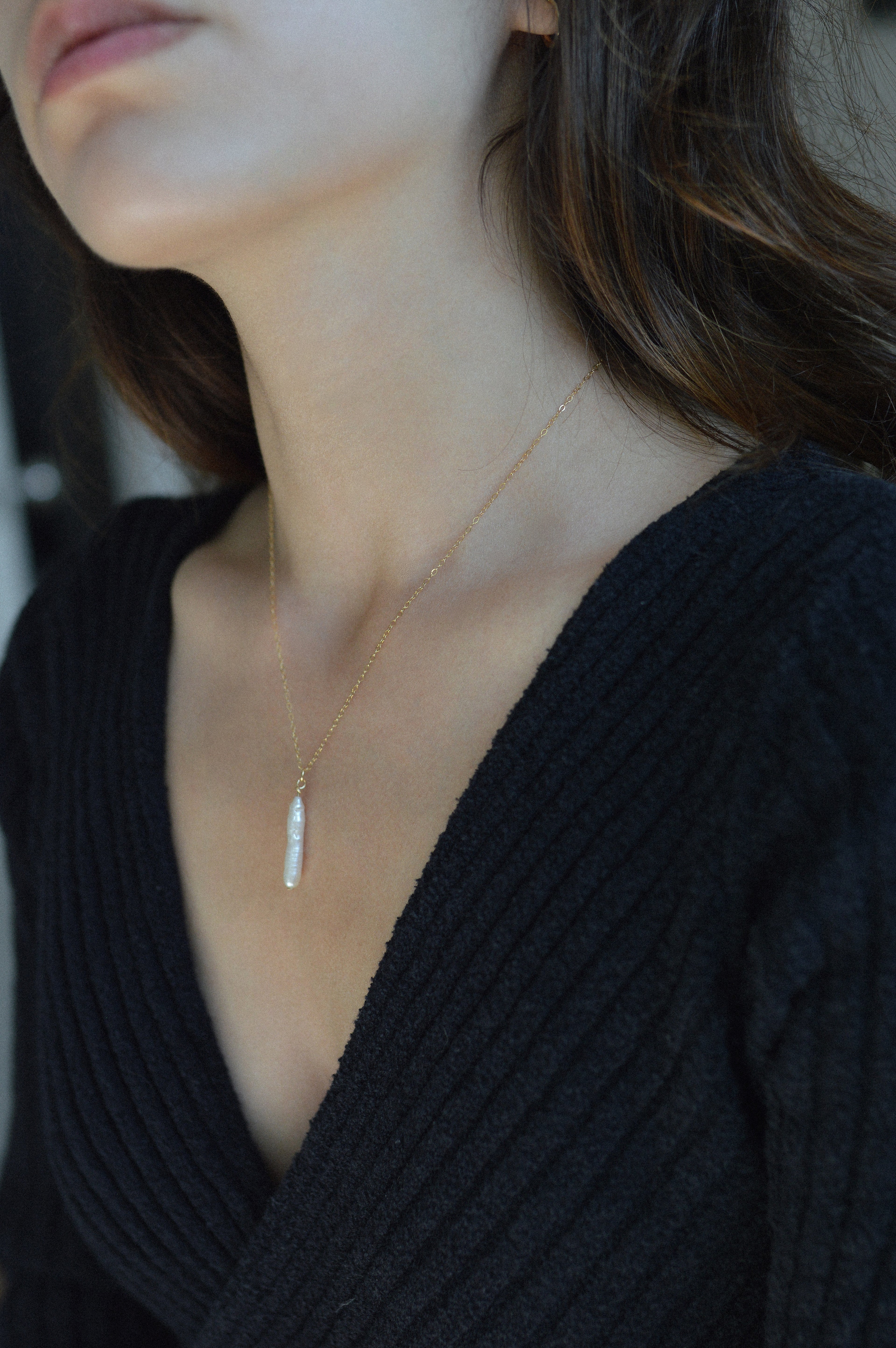 Long Freshwater Pearl Necklace