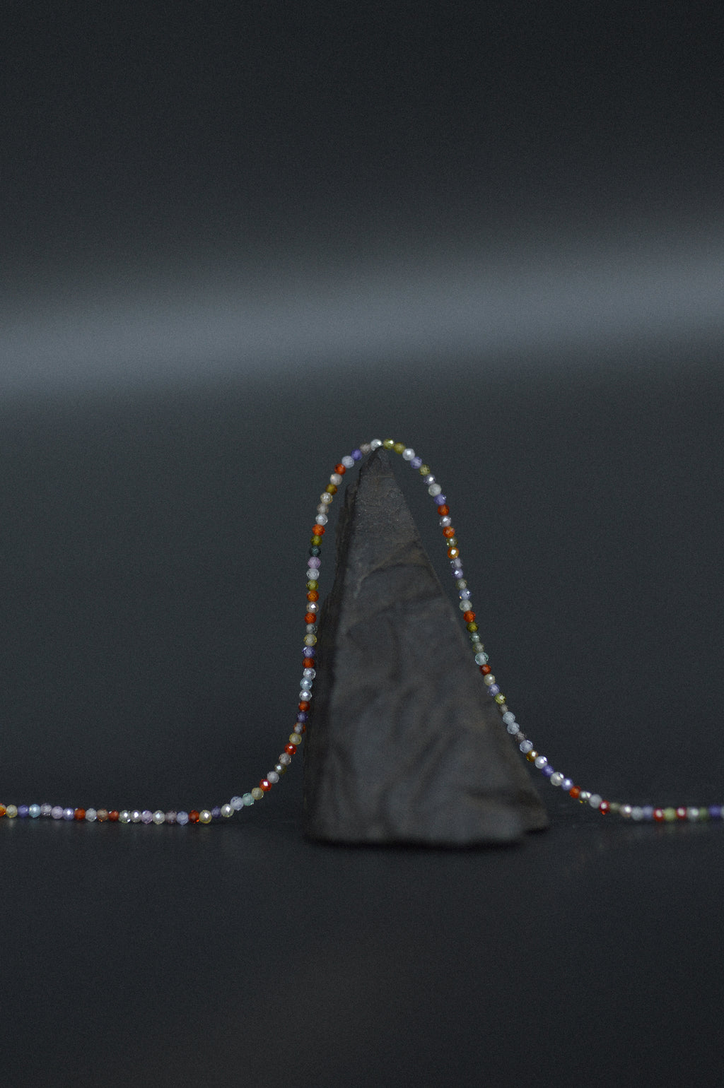 Multicolour Faceted Gemstone Bead Necklace