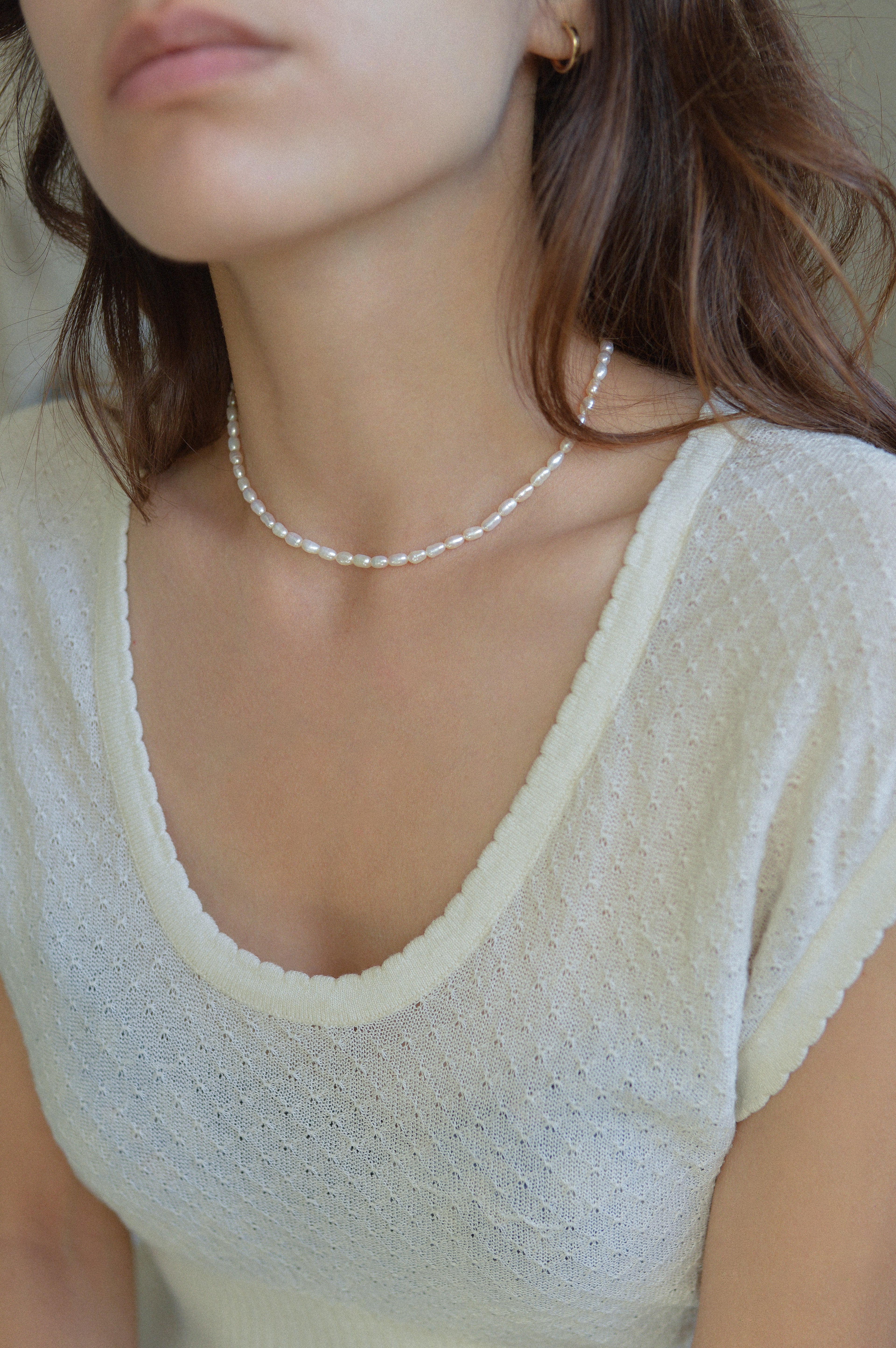 Dainty Freshwater Pearl Necklace