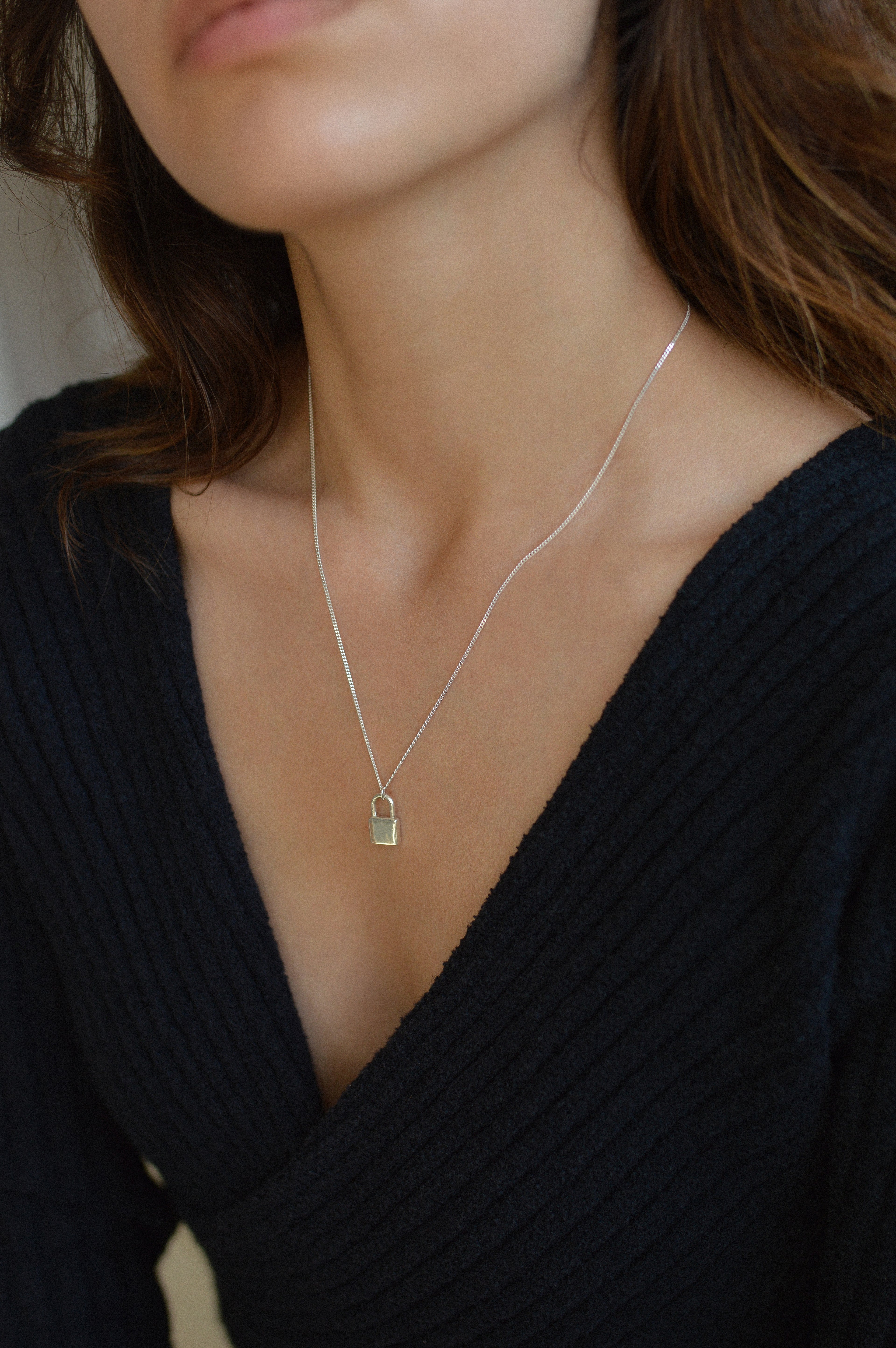 Padlock Pendant Necklace