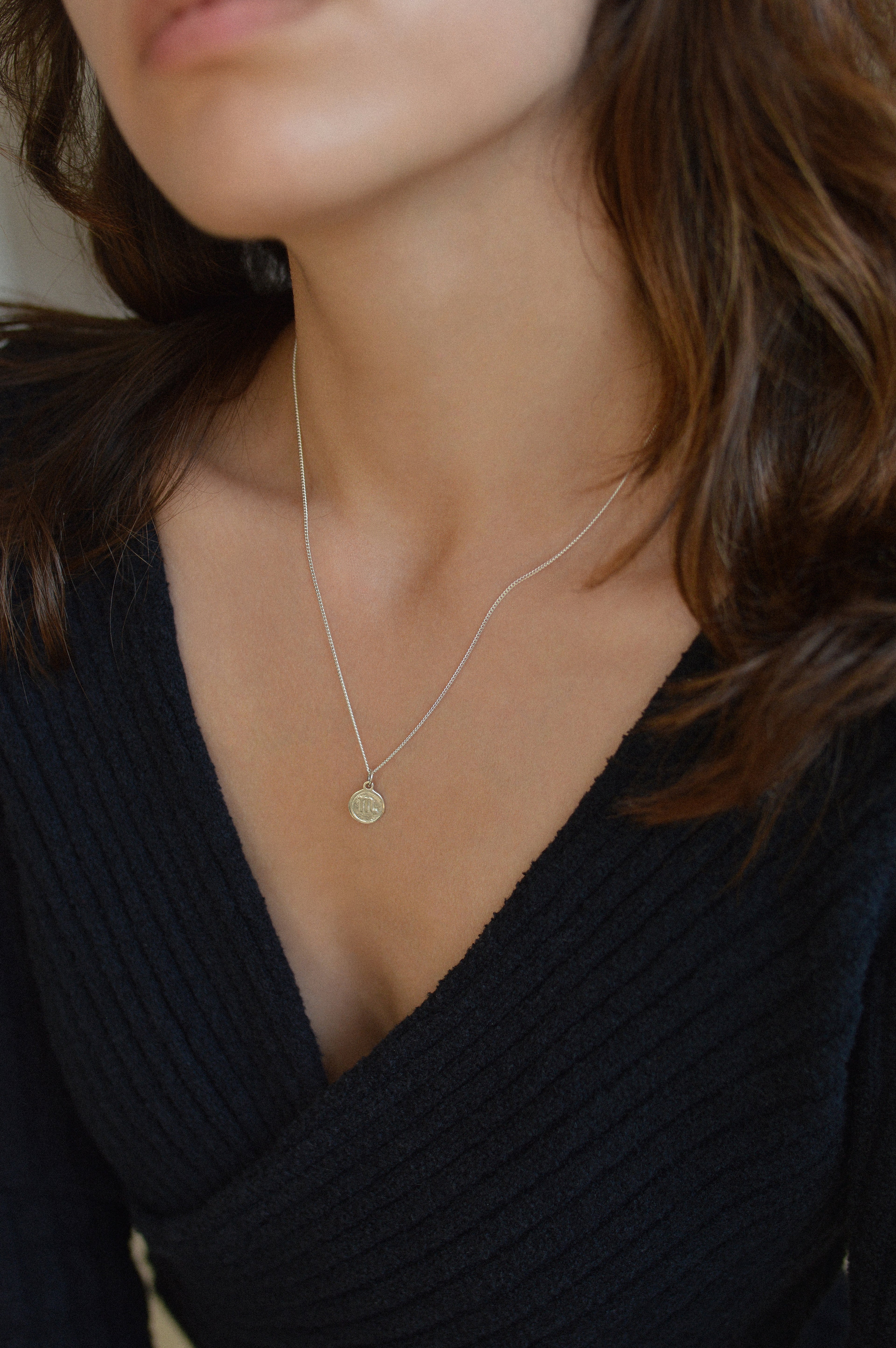 Star Sign Coin Necklace