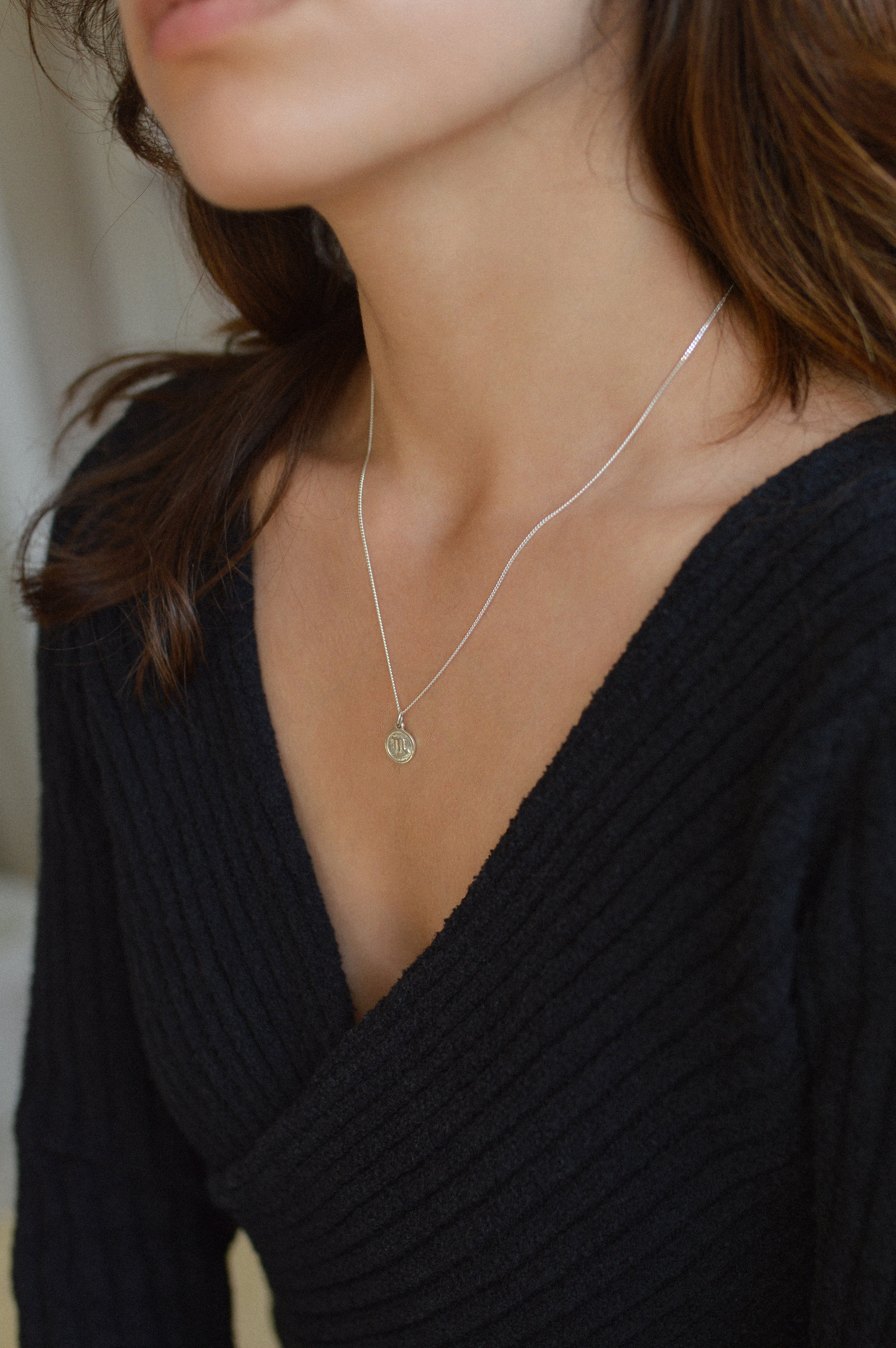 Star Sign Coin Necklace