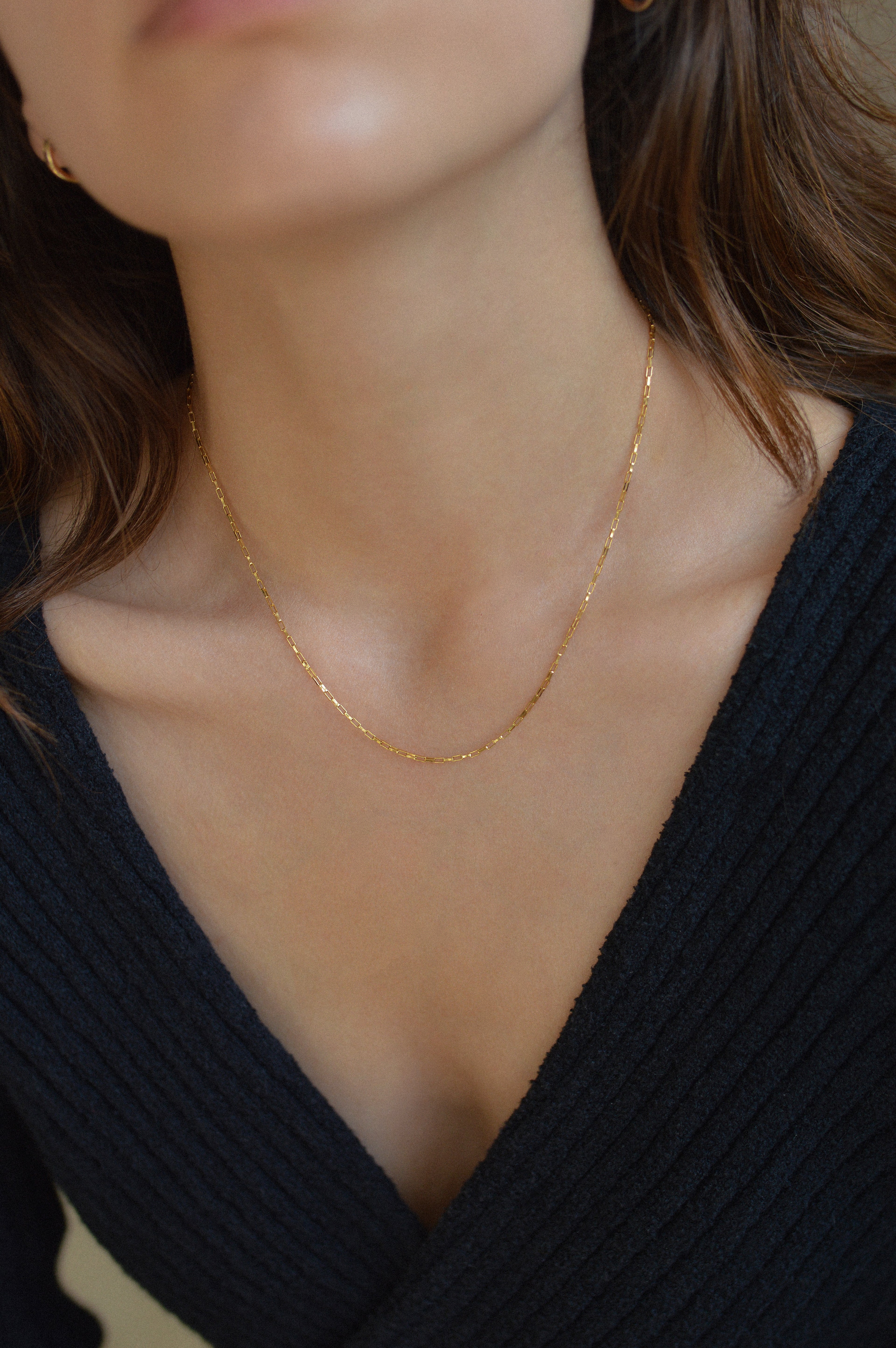 Dainty Box Necklace