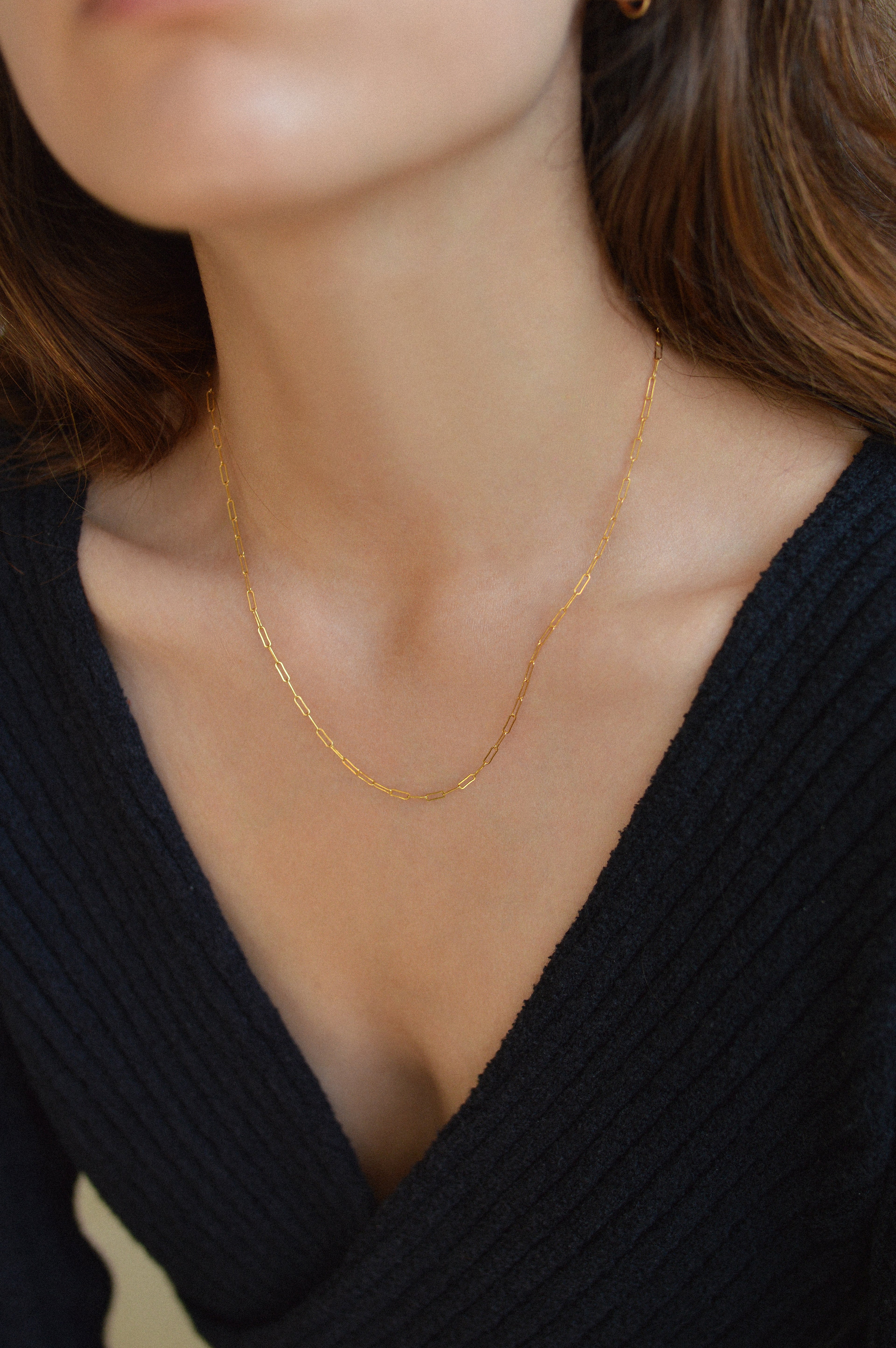 2mm Paperclip Necklace