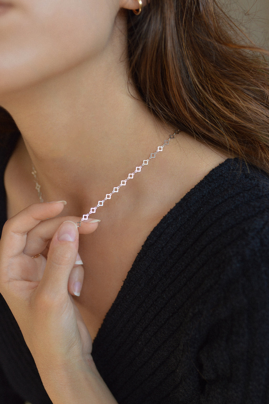 Square Frame Necklace