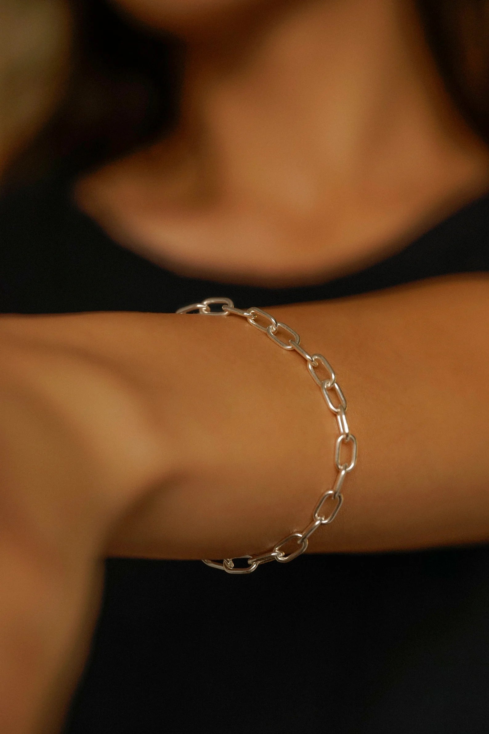 Chunky Paperclip Bracelet