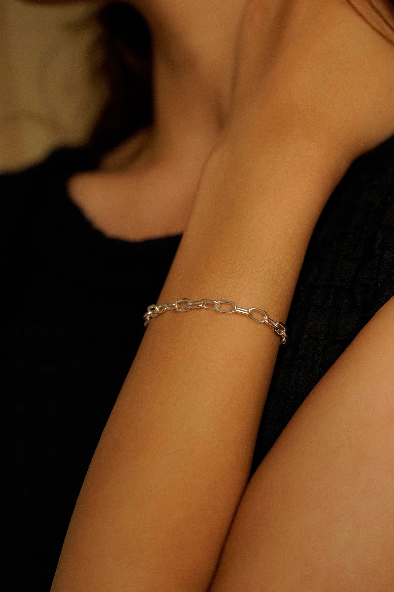 Chunky Paperclip Bracelet