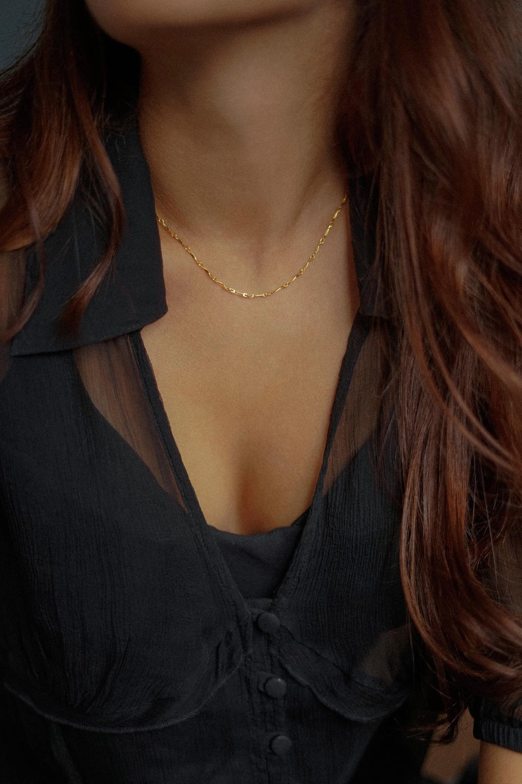 Dapped Bar Necklace