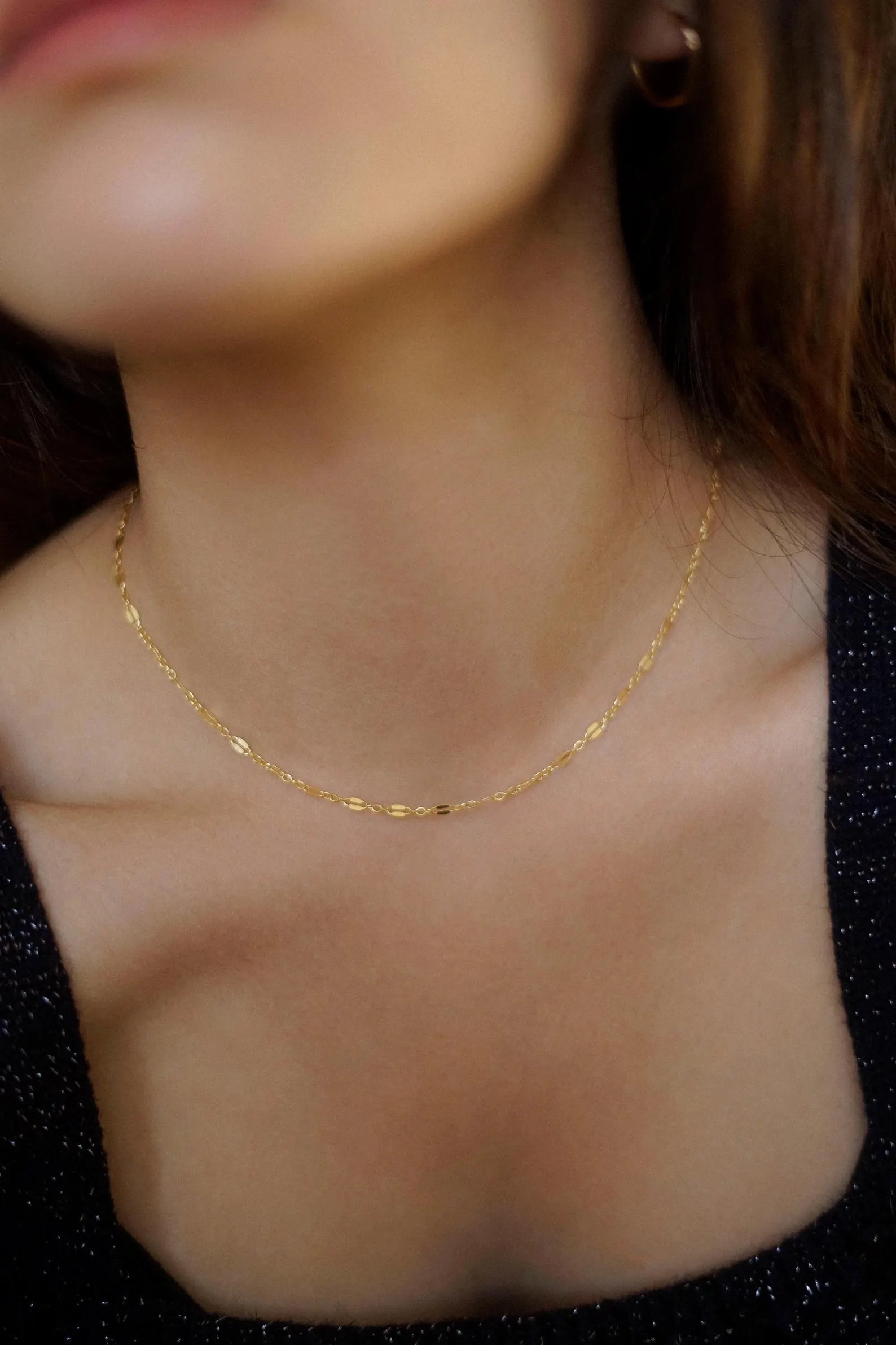 Lace Sequin Necklace