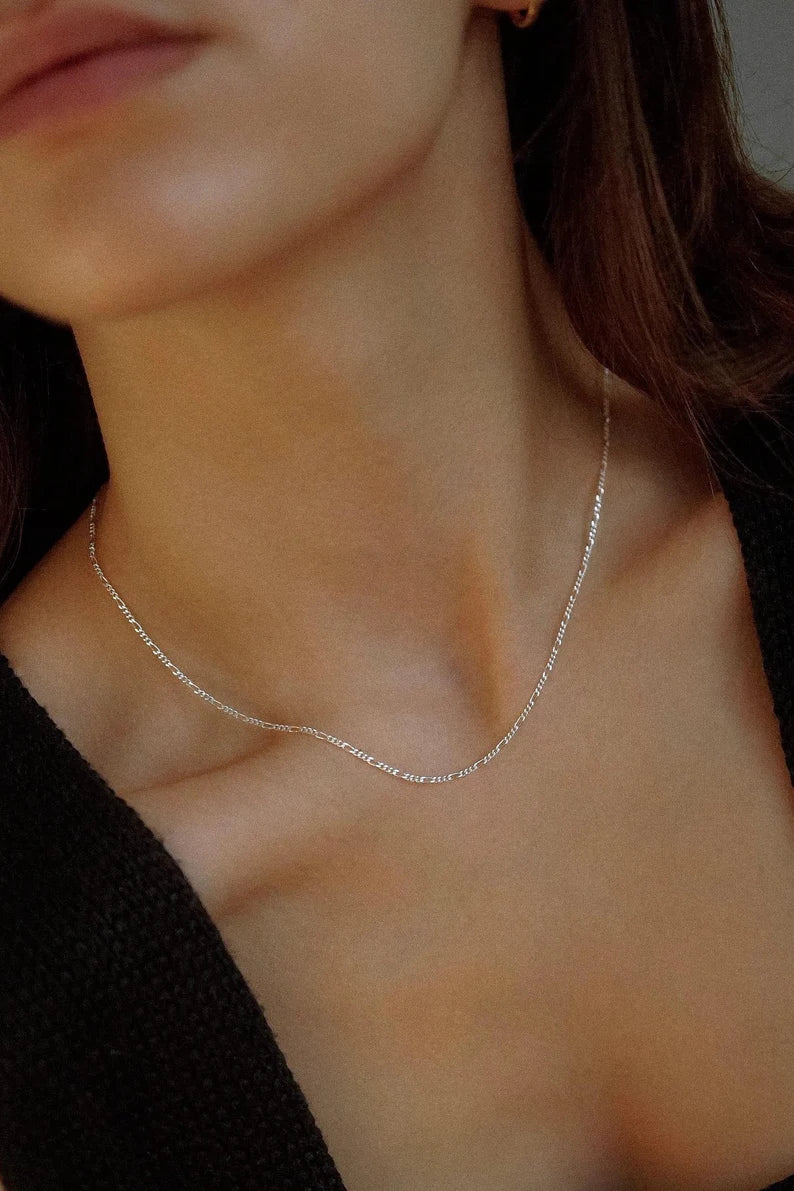 Thin Dainty Figaro Necklace